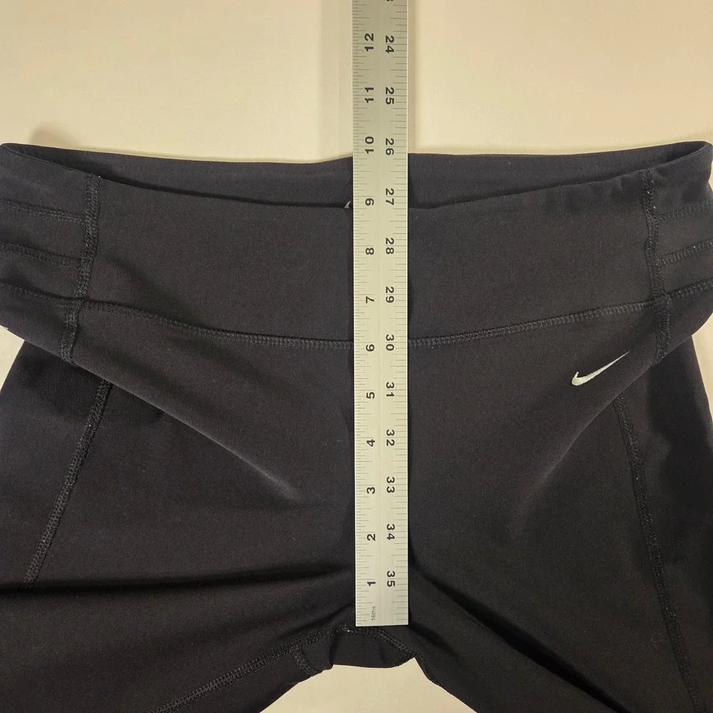 Nike Dri-Fit Women's Pull On Straight Leg Capri Leggings Size S Black